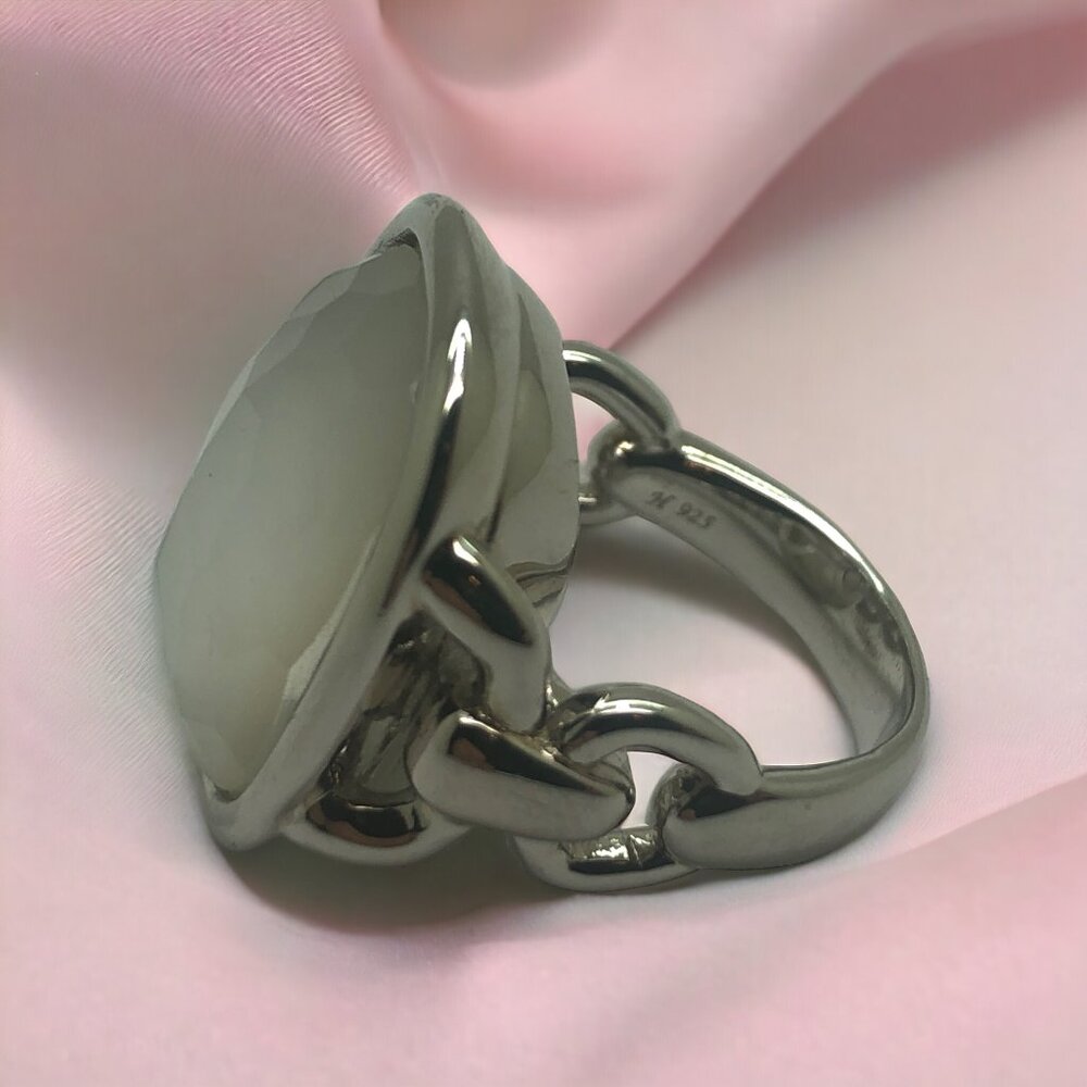 Honora Silver Shell Mother of Pearl Ring - Picture 6 of 8